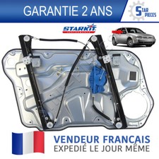 LEVE VITRE AVANT DROIT VOLKSWAGEN GOLF 4 & BORA 97-06 4 & 5 PORTES + PLAQUE