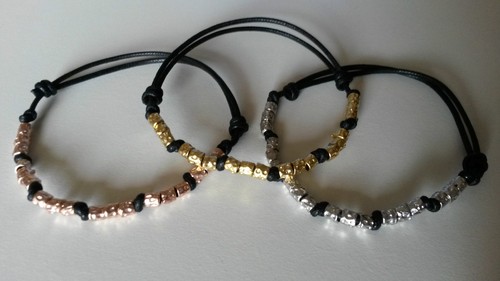 Bracciale con pepite granelli - pepite,