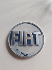 FIAT Ø 95MM LOGO SIGLA EMBLEMA FREGIO STEMMA SCRITTA TARGHETTA BADGE TARGA NOME