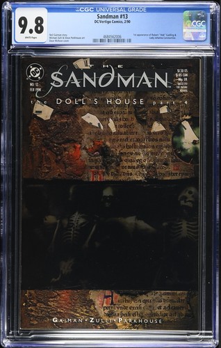Sandman cgc 8 graded dc - #13, 9.8