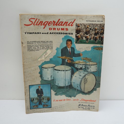 1960 slingerland drums catalog - drums,