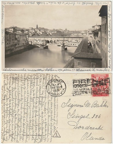 Firenze veduta del lungarno - firenze,