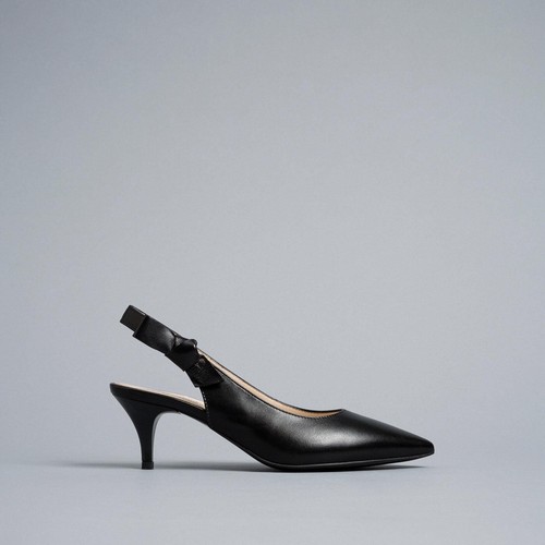 Decollete sabot donna nero - sabot,