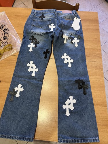 Jeans chrome hearts - , croci