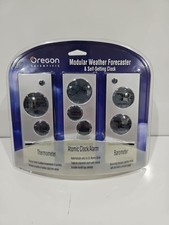 NUOVO Oregon Scientific Modula Weather Forecaster & orologio autoimpostabile sigillato
