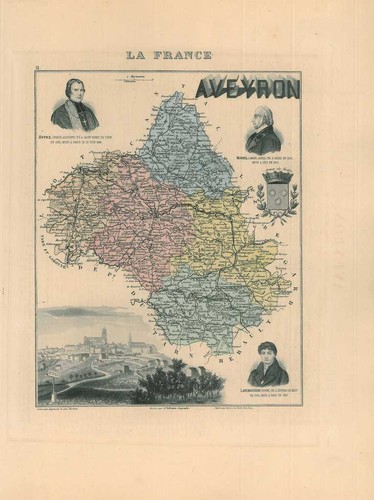 Mappa dell occitania - mappa, dell'occitania