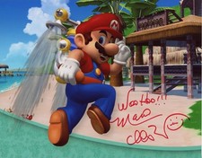 Stampa firmata Charles Martinet 8x10 certificata JSA (Super Mario Sunshine)