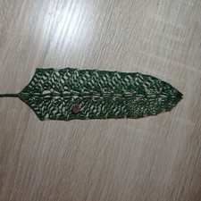 handmade crochet bookmark