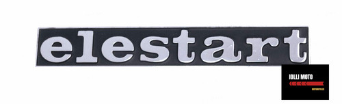 Targhetta scritta elestart - targhetta, 'elestart'