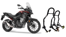 Coppia cavalletti alza - coppia, moto