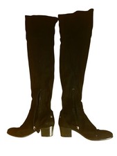 stivali Chanel camoscio