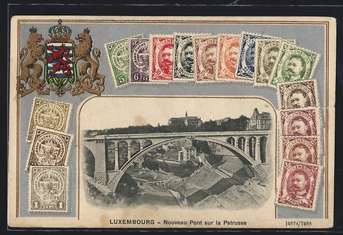 Cpa luxembourg nouveau pont - nouveau,