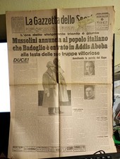 MUSSOLINI , BADOGLIO , ADDIS