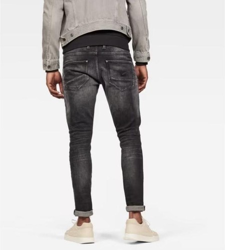 Jeans uomo star grezzo - jeans, nero