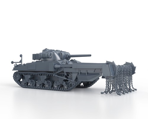 Wwii usa sherman m4a4 crab - usa,