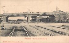 Padova ponte del Cavalcavia Ferrovia Treni Stazione F. Piccolo spedita 