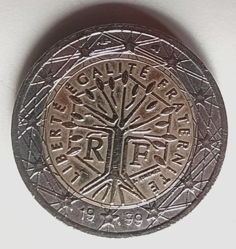 Euro francia 1999 albero - francia,