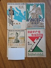Pagelle epoca fascista