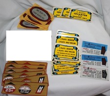 32 Vtg Jukebox Decals Stickers