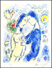 Marc Chagall Litografia COA
