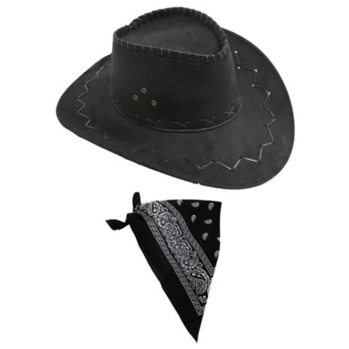Cappello cowboy nero in - cappello, da