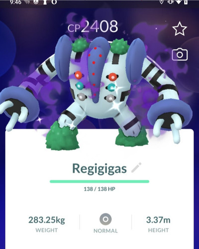 Pokémon shiny regigigas - pokémon,