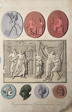 Antique Old Print stampa