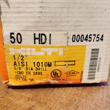 NEW BOX OF 50 COUNT HILTI HDI
