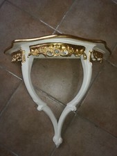 CONSOLE DA MURO AVORIO ORO