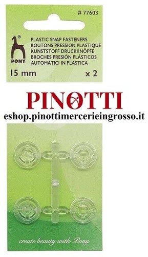 Bottoni automatici plastica - bottoni,
