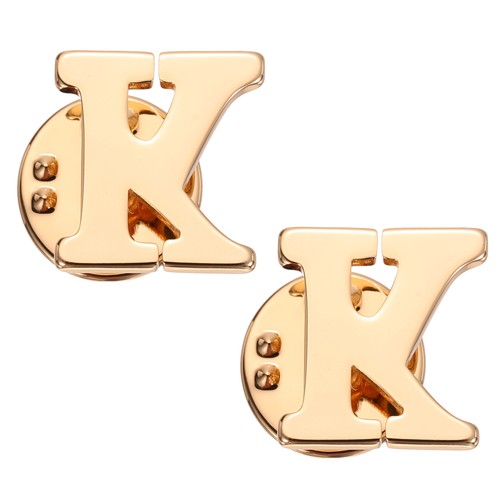 Per letter lapel pins - per, pcs