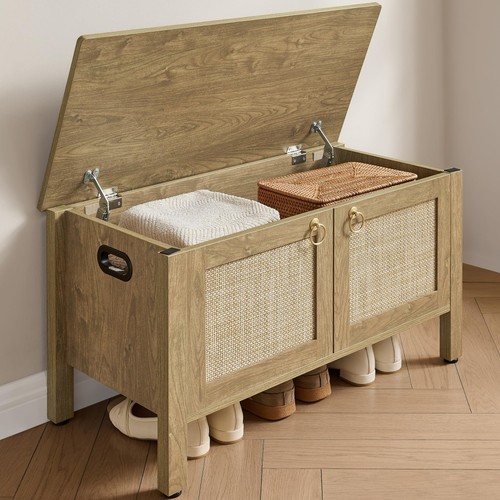 Panca per scarpe - , rattan