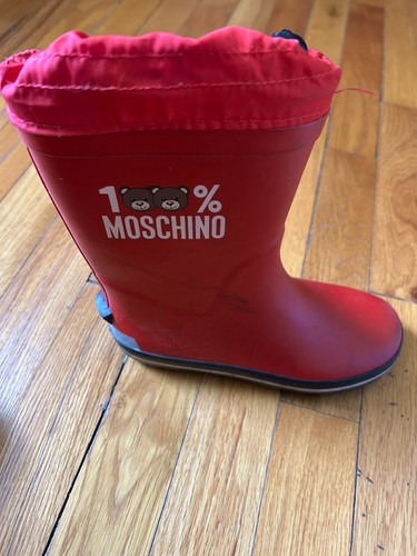 Stivali pioggia moschino - stivali,