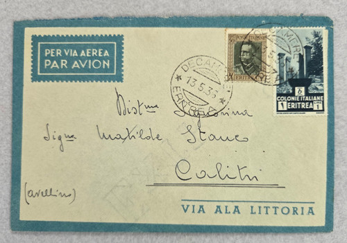Italia colonie eritrea posta - colonie,