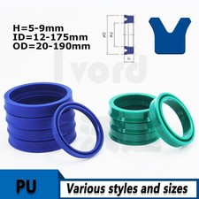 Guarnizioni coppa U tipo UN/UHS/Y asta idraulica/pistone guarnizione cilindro PU altezza 5mm-9mm