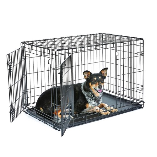 Gabbia per cani nera - gabbia,