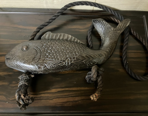 Jizai kagi legno - kagi, intagliato