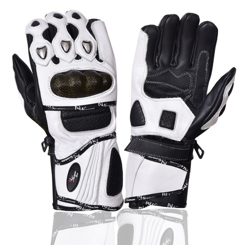 Guanti moto racing pelle - guanti,