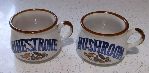 Zuppiera vintage funghi - , e