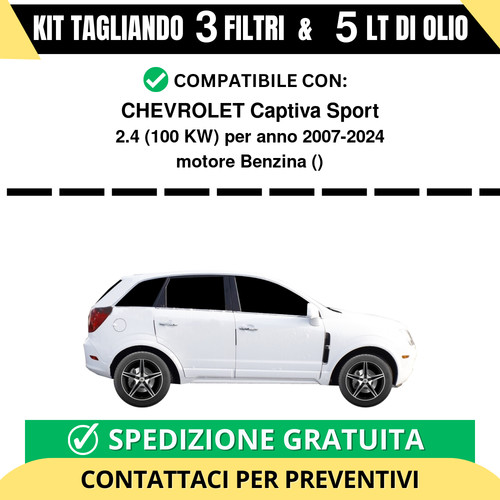 Tagliando per chevrolet - tagliando,