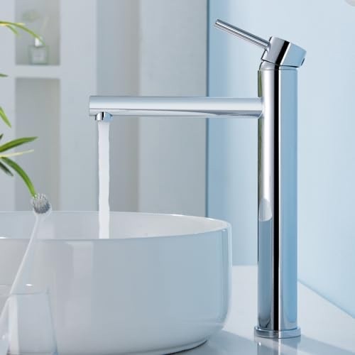 Rubinetto bagno alto cromato - bagno,