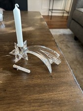 Portacandele cometa cristallo