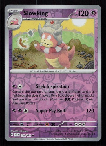 Slowking reverse holo - slowking, non