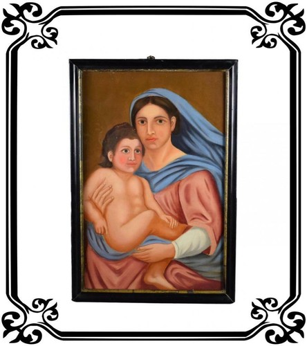 Antico dipinto olio - ad,