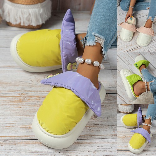 Warm fuzzy house slippers - fuzzy,