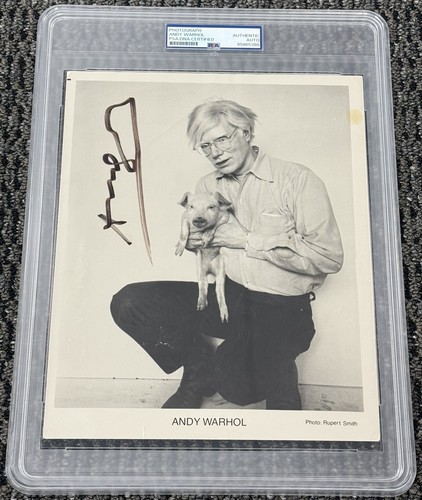 Andy warhol autografo - warhol, firmato