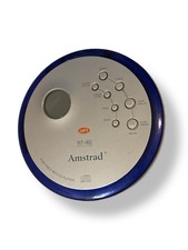 Lettore CD Vintage AMSTRAD Portable MP3 CD Player Non Testato