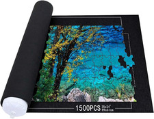 Rotolo Di Puzzle,Puzzle Tappetino in Feltro,Tappetino per Puzzle a Forma Di Puzz