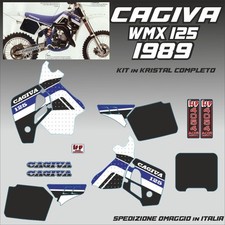 CAGIVA 125  WMX 1989 Adesivi in kristal