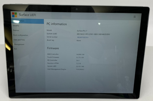 Microsoft surface pro i5 - 12",